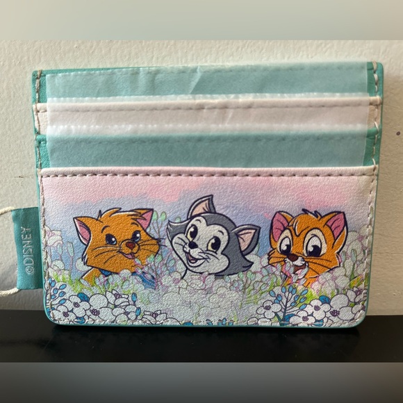 Loungefly Disney Cats Flower Field Cardholder - Picture 5 of 5